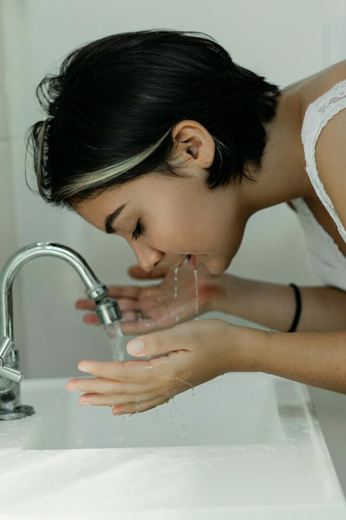 washing face get rid of acne scars